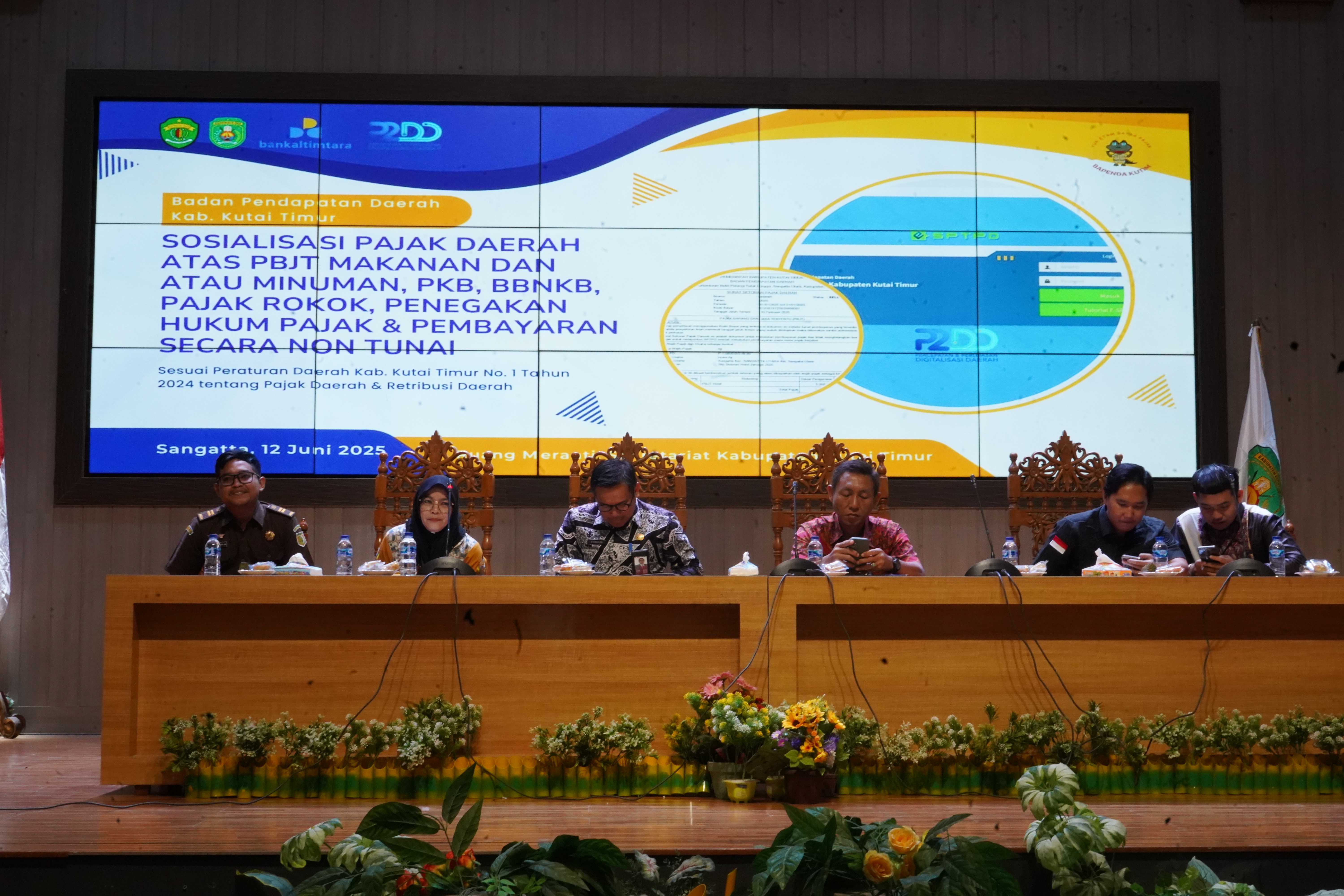 Sosialisasi Pajak Daerah, Bapenda Kutim Dorong Kepatuhan dan Pembayaran Non Tunai